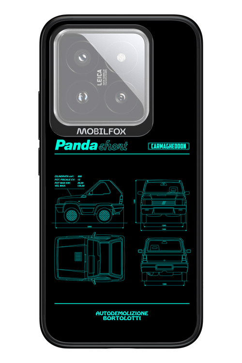 Panda Car Blue - Xiaomi 14