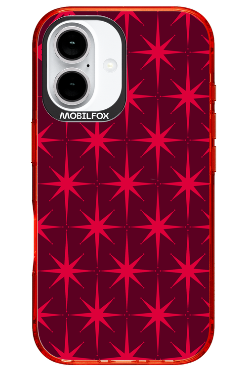 Burgundy Starss - Apple iPhone 16