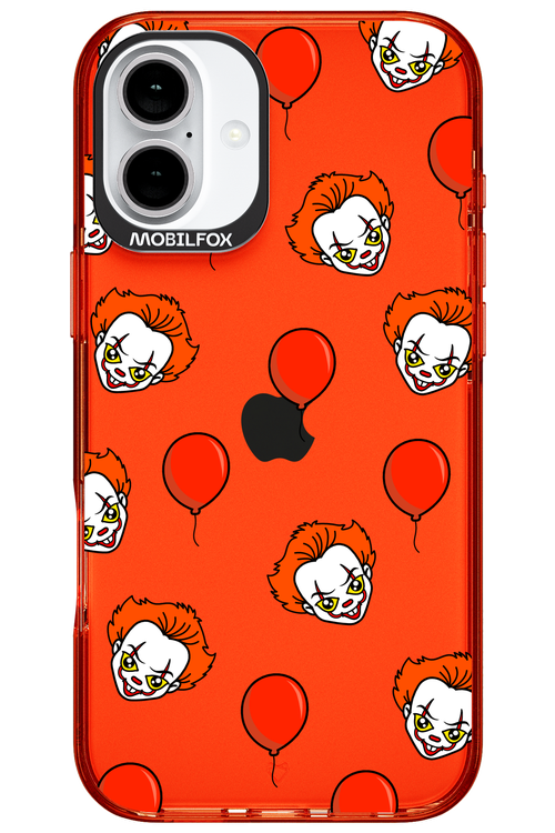 Mystery Clown (Transparent) - Apple iPhone 16 Plus
