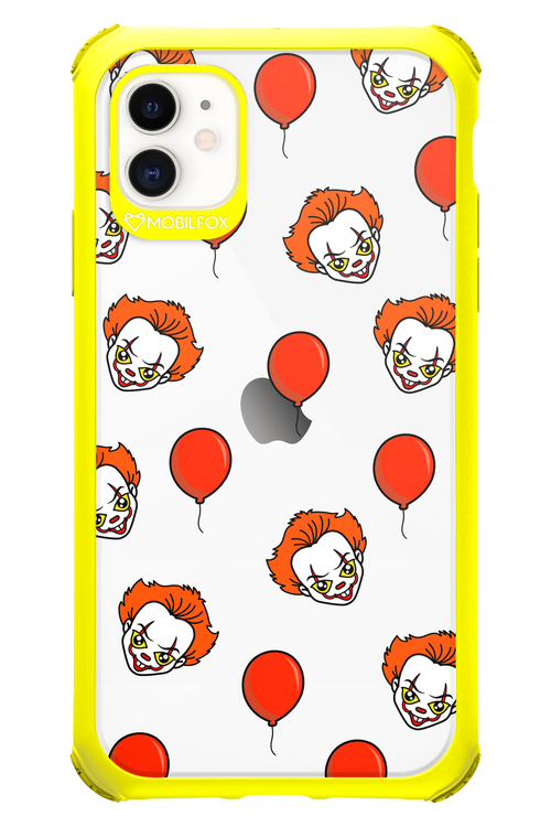 Mystery Clown (Transparent) - Apple iPhone 11